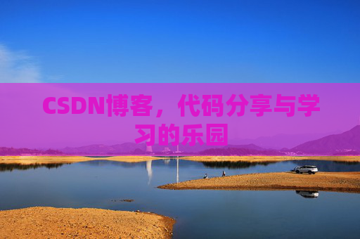 CSDN博客,代码分享与学习的乐园